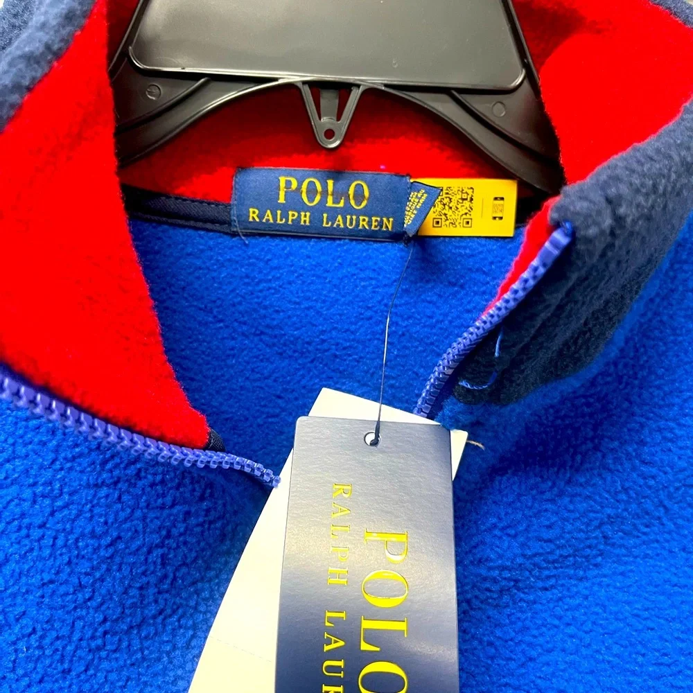 Polo Ralph Lauren Fleece in Blue NEW $150 - Picture 6 of 6